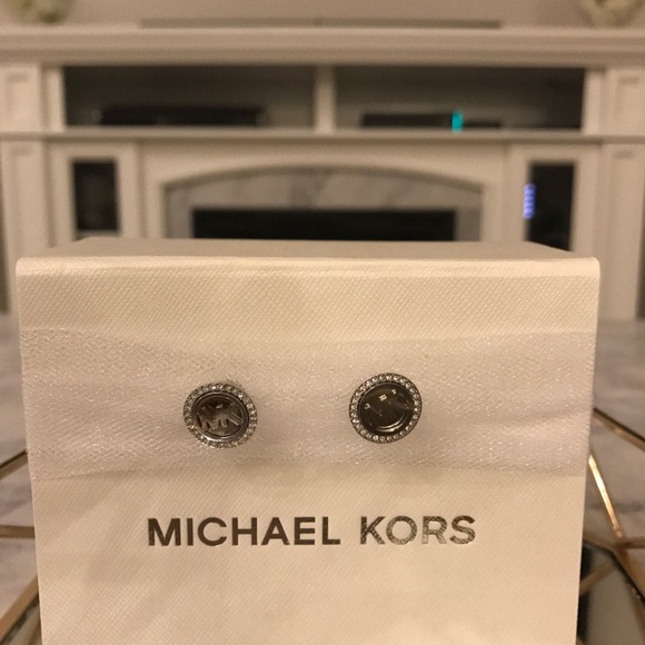 🆕 MK Sterling Silver Stud Earring - Picture 4 of 5
